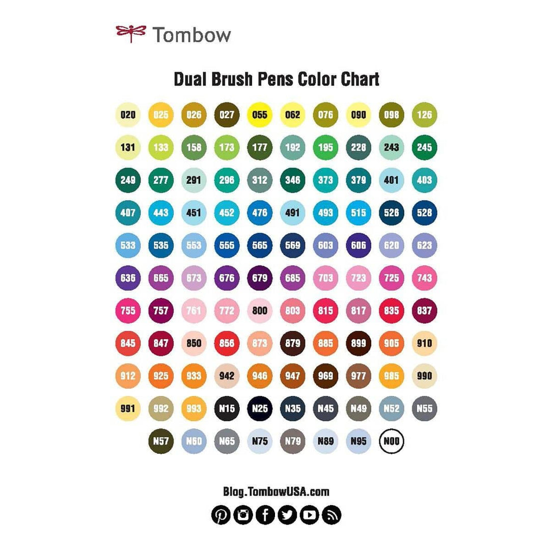 Tombow Dual Brush Pen - 703 Pink Rose