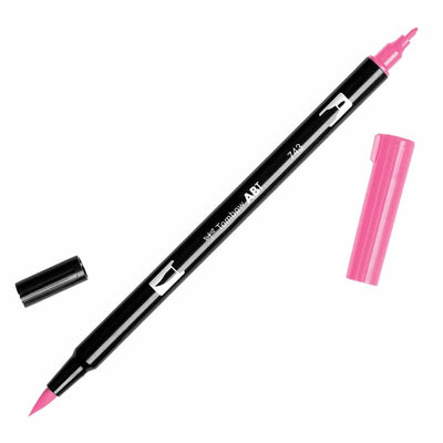 Tombow Dual Brush Pen - 743 Hot Pink