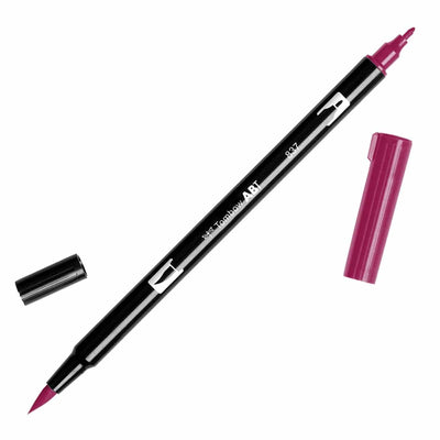 Tombow Dual Brush Pen - 837 Wine Red