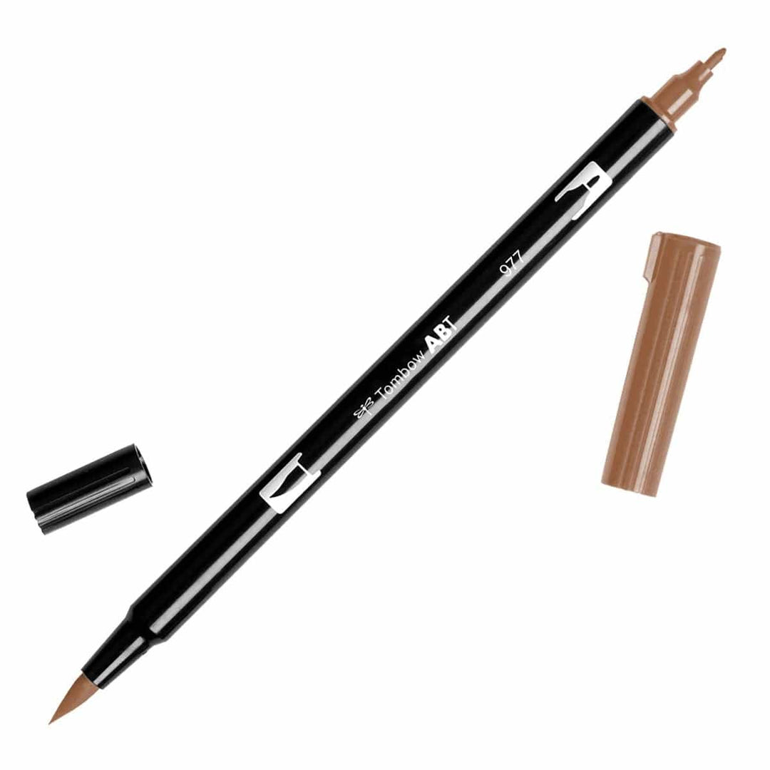 Tombow Dual Brush Pen - 977 Saddle Brown