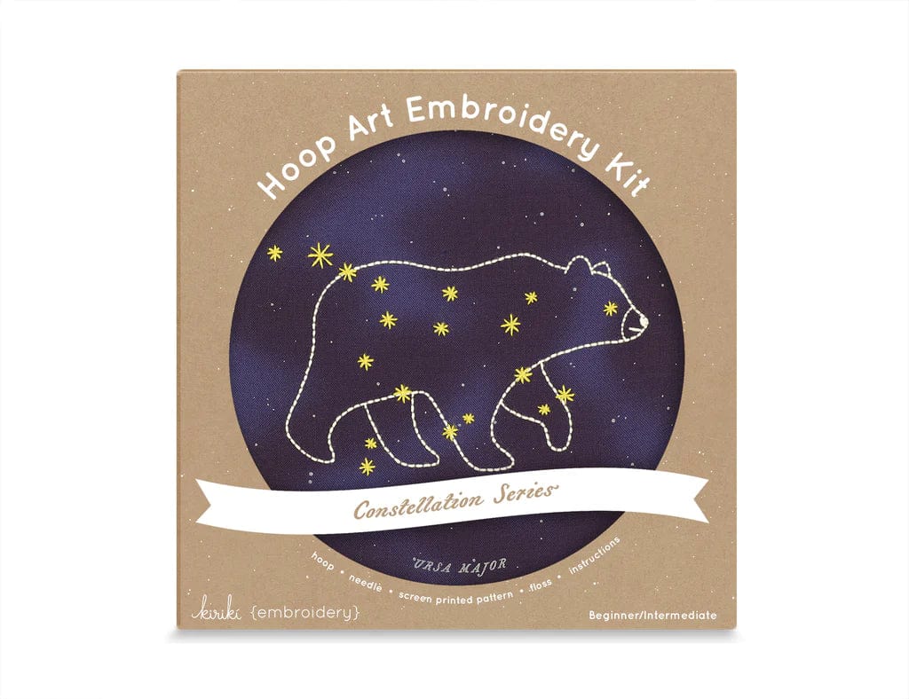 Ursa Major Embroidery Kit - Constellation Series from Kiriki