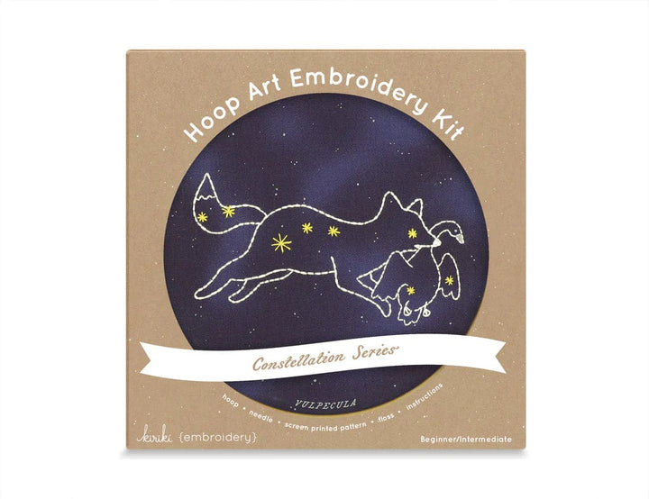 Vulpecula Embroidery Kit - Constellation Series from Kiriki