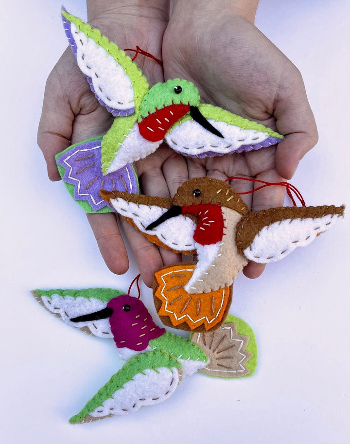 Whimsy Ornament Kit - Hummingbirds  - Heidi Boyd