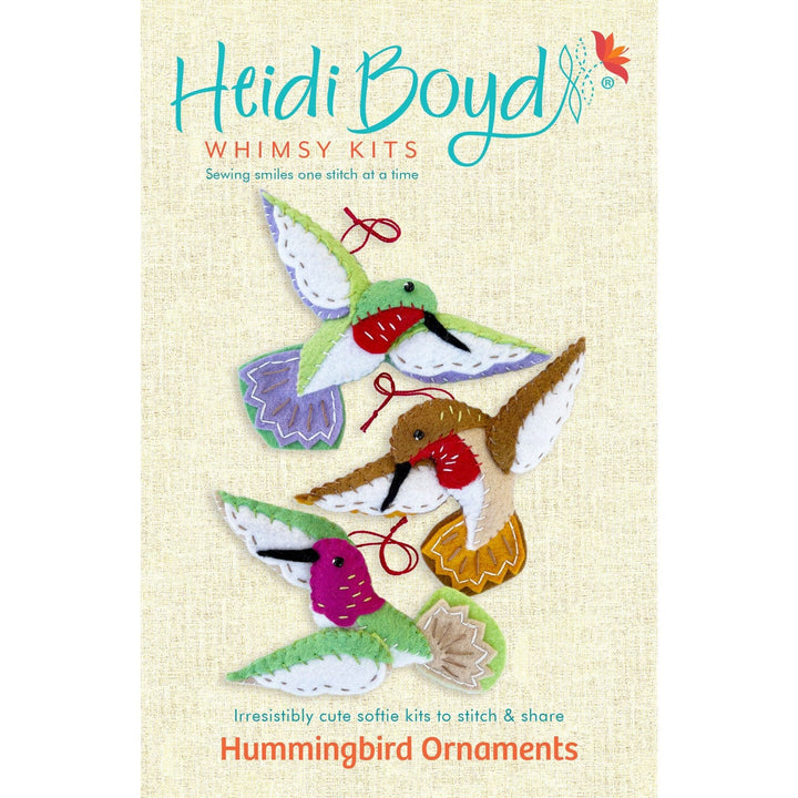 Whimsy Ornament Kit - Hummingbirds  - Heidi Boyd