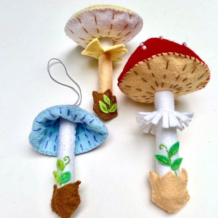 Whimsy Ornament Kit - Mushrooms  - Heidi Boyd