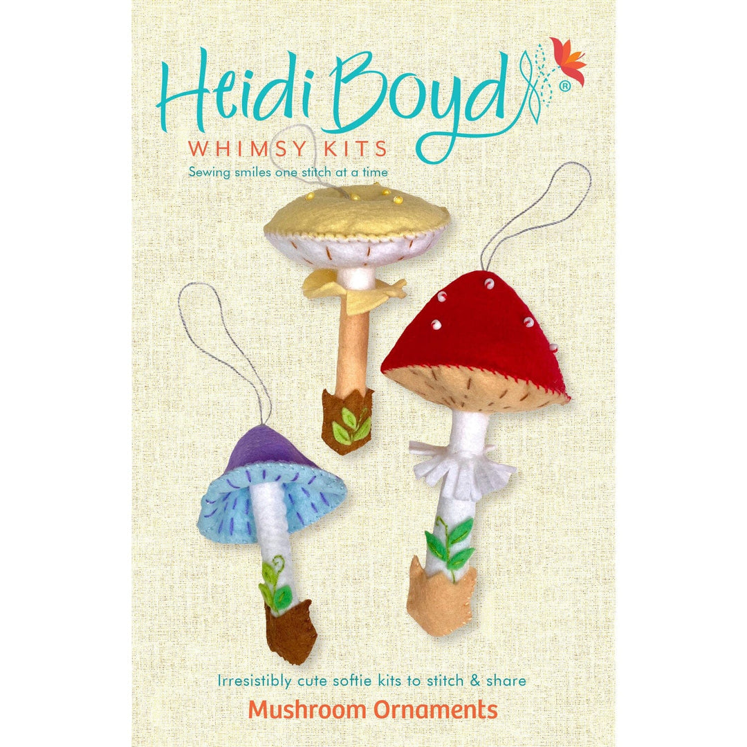 Whimsy Ornament Kit - Mushrooms  - Heidi Boyd