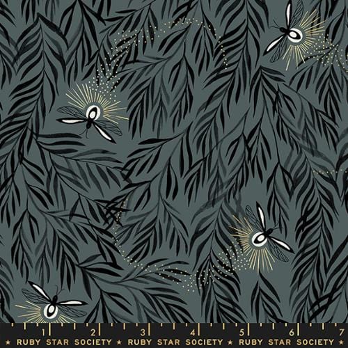 Willow in Dark Gray Metallic - Firefly by Sarah Watts for Ruby Star Society