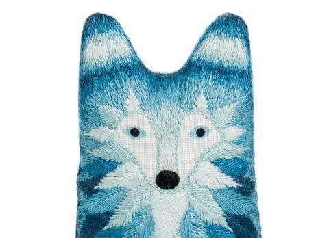 Wolf Embroidery Kit from Kiriki