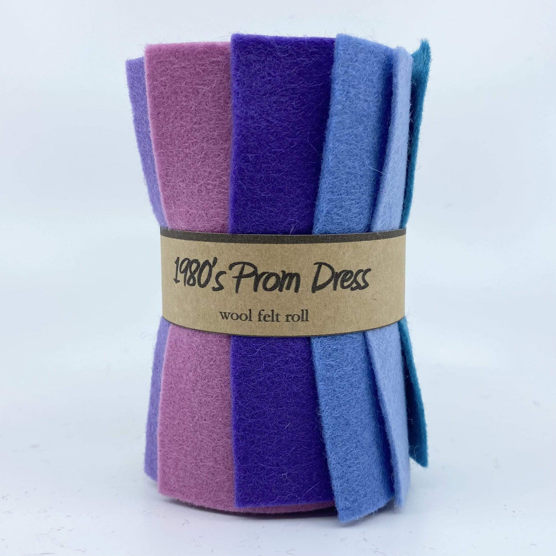 Wool Felt Roll ~ 1980's Prom Dress
