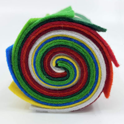 Wool Felt Roll ~ Christmas