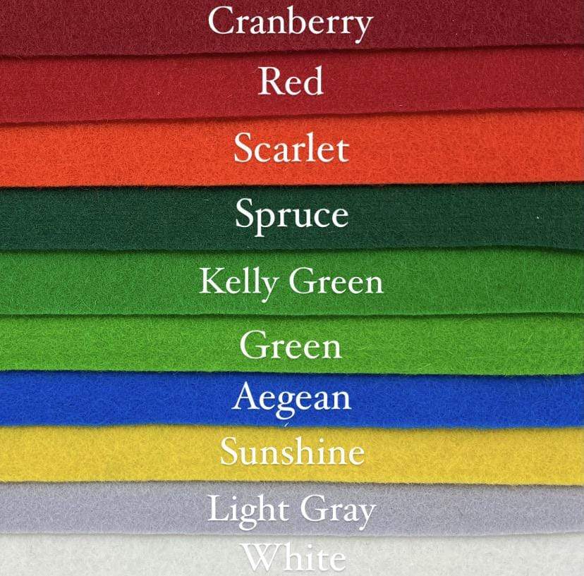 Wool Felt Roll ~ Christmas