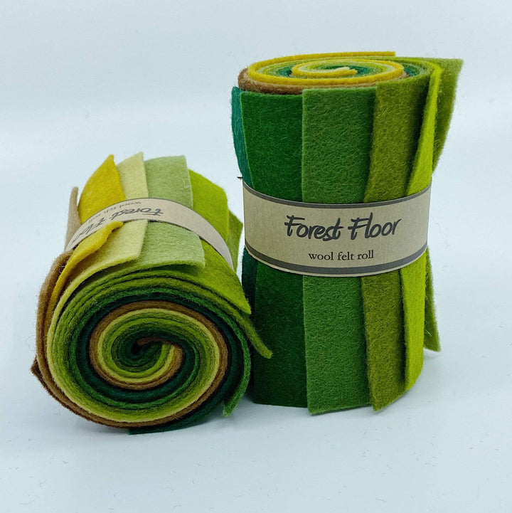 Wool Felt Roll ~ Forest Floor