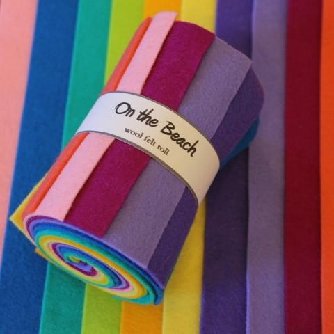 Wool Felt Roll ~ On the Beach