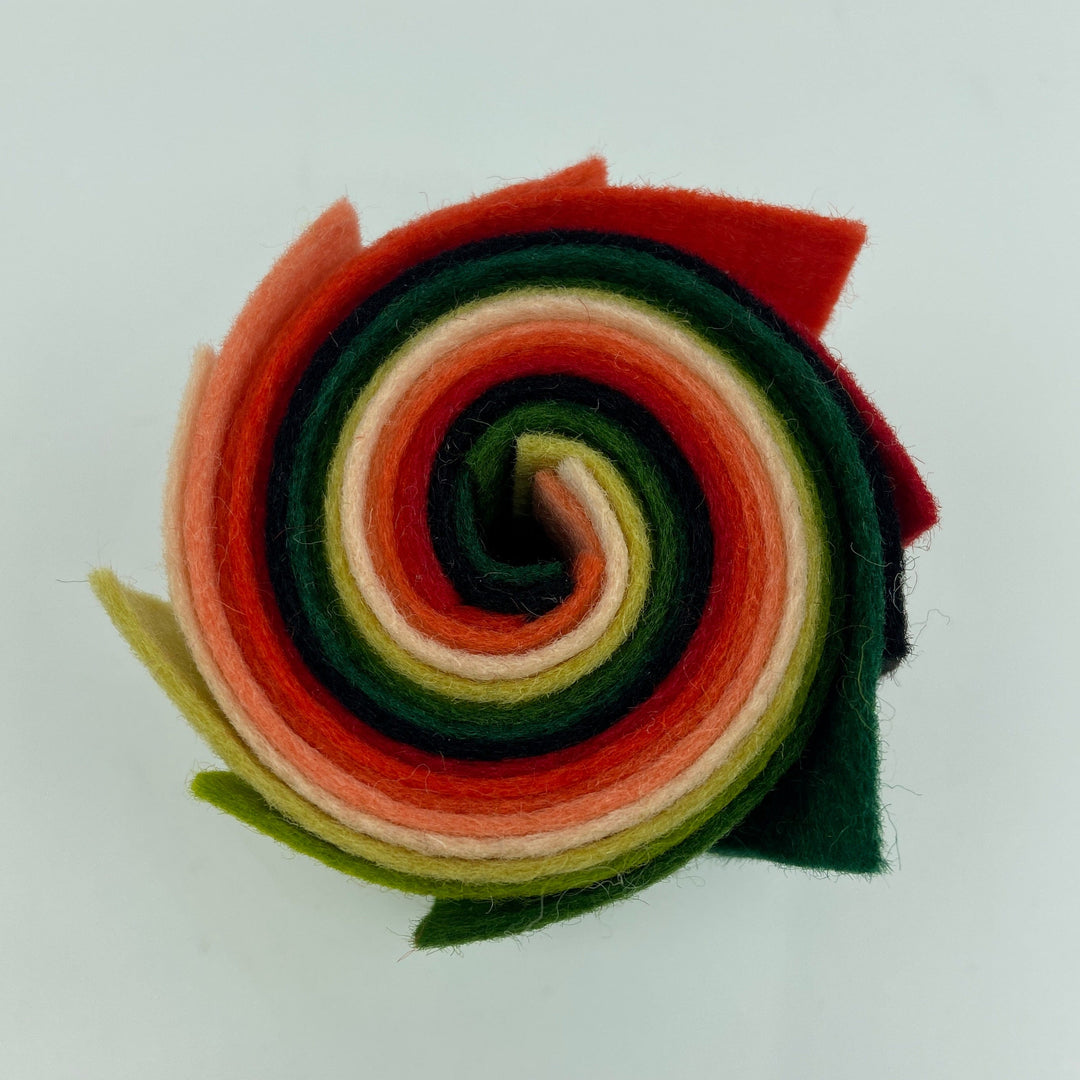 Wool Felt Roll - Watermelon