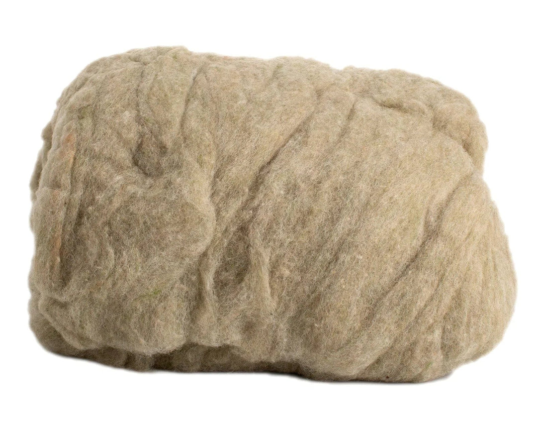 Wool Roving in Pebble