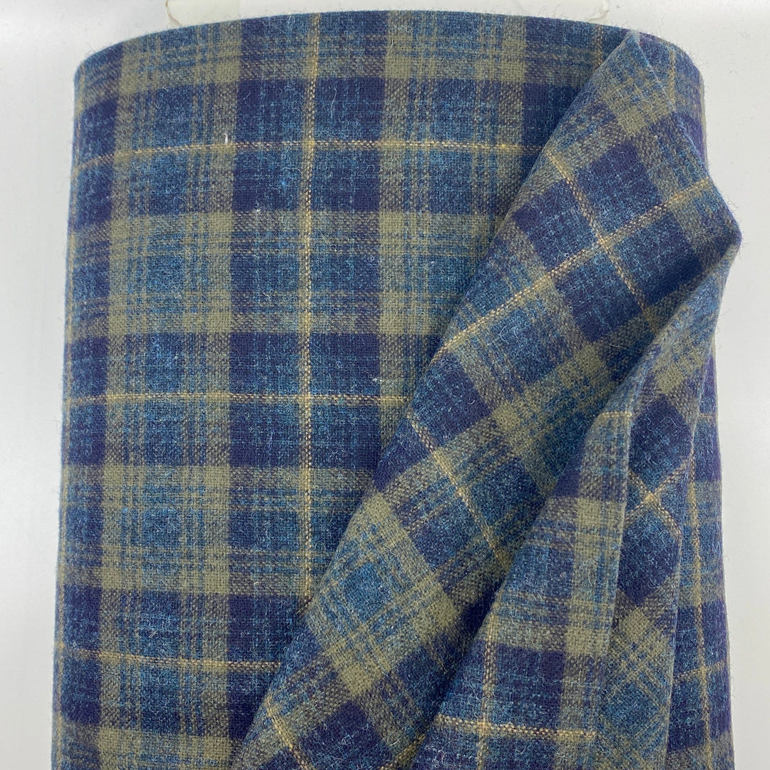 Woolrich Plaid with Blues and Gray