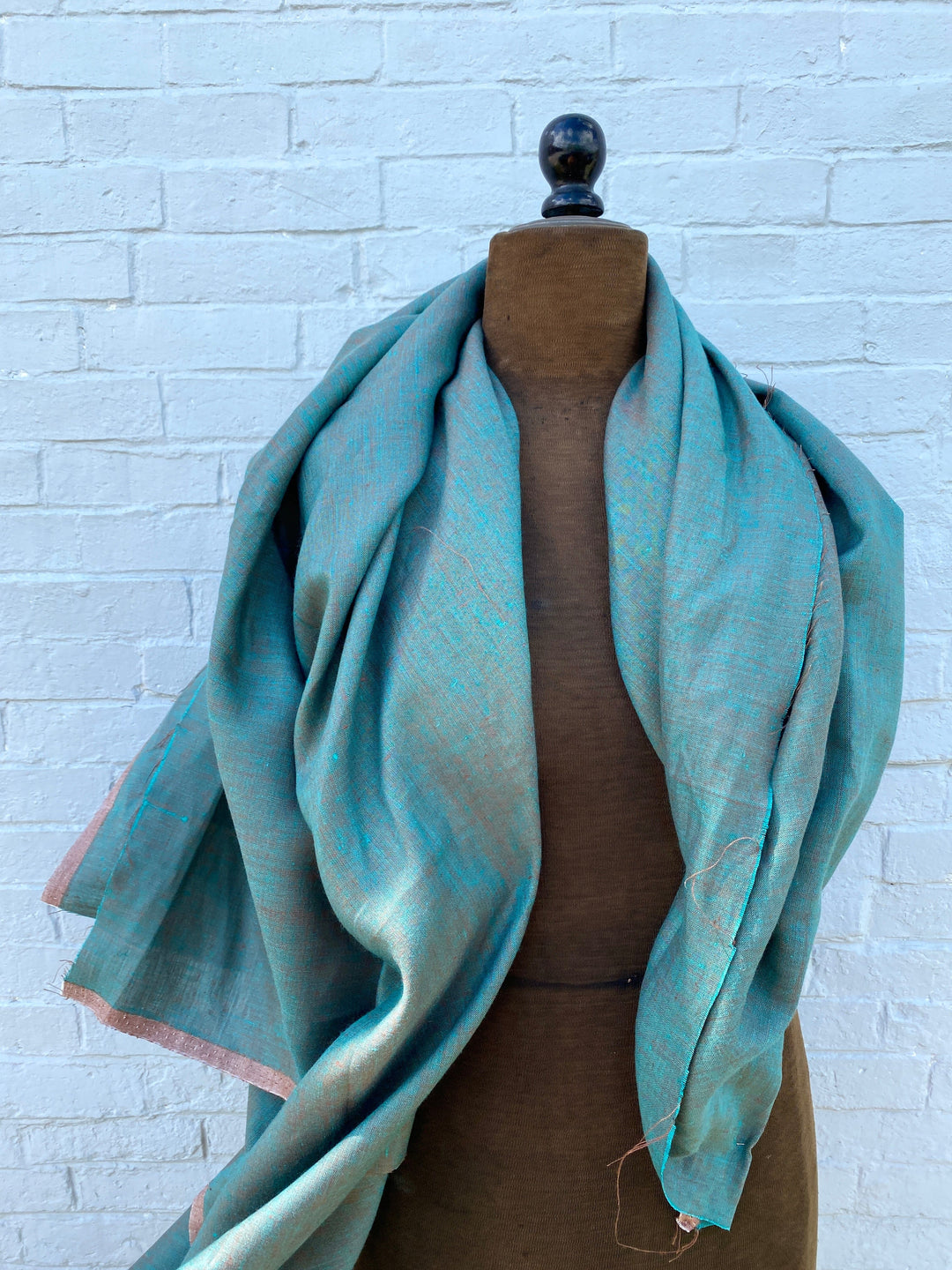 Yarn Dyed 100% Linen in Turquoise