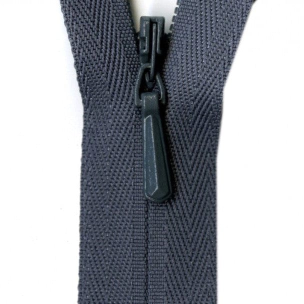 YKK Unique Invisible Zipper in Gray