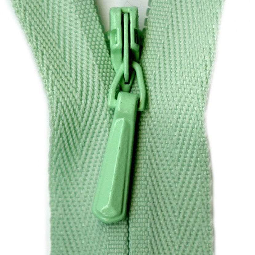 YKK Unique Invisible Zipper in Mint