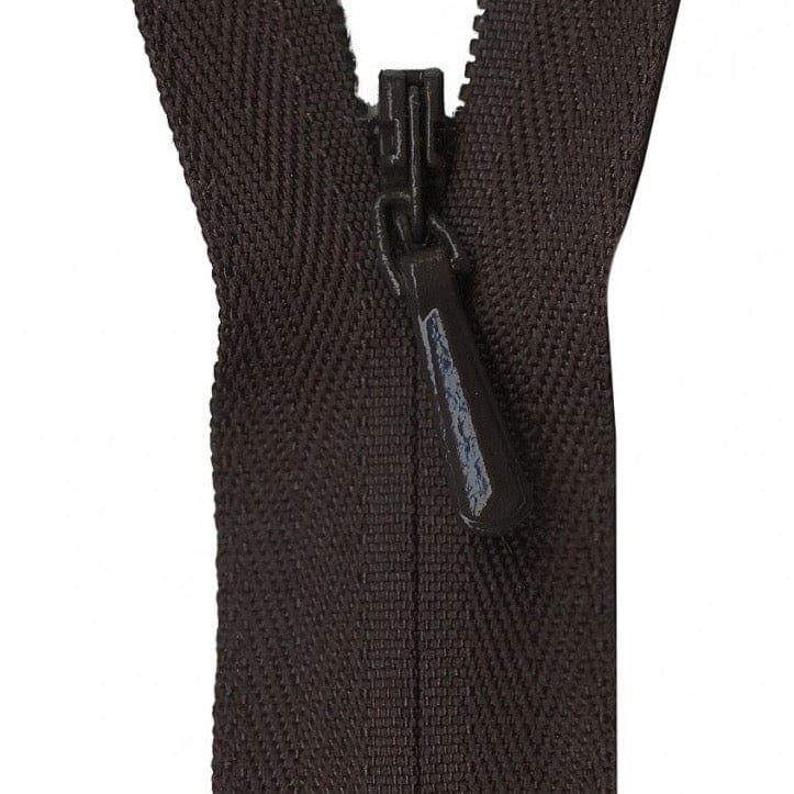 YKK Unique Invisible Zipper in Sable