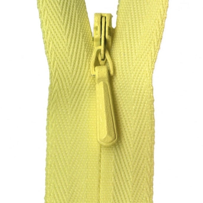 YKK Unique Invisible Zipper in Yellow
