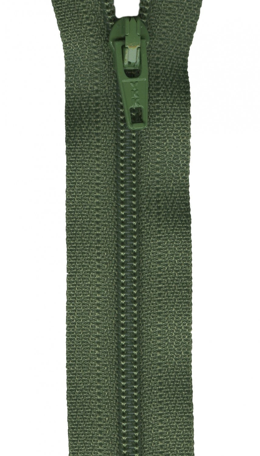 Ziplon Regular Zipper in Olive Green