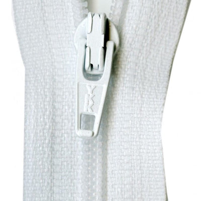 Ziplon Regular Zipper in White